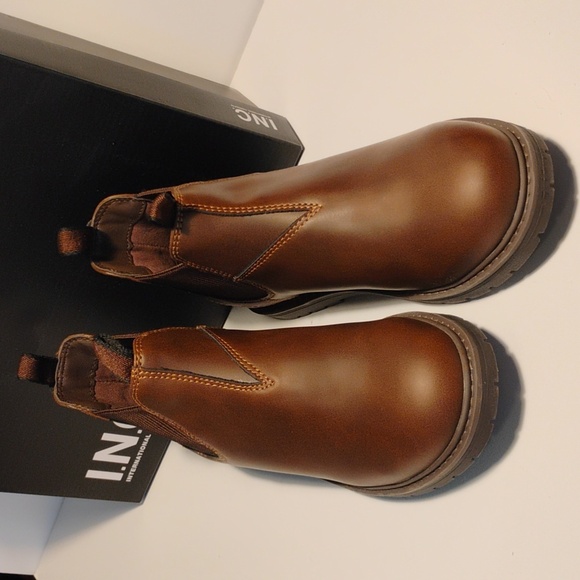 I.N.C. International Concepts Women's Size 4 Brown River Ankle Boots New In Box - Picture 3 of 10